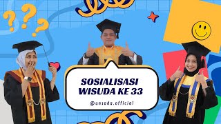 Sosialisasi Wisuda ke 33 UNIVERSITAS DARMA PERSADA [upl. by Leggat440]