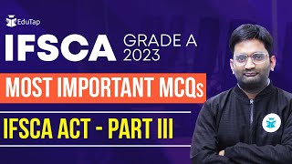 IFSCA Grade A Exam Preparation  Important MCQs of IFSCA Act GIFT City  IFSCA Grade A Syllabus [upl. by Ellen]