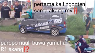 pertama kali ngonten sama akang mv‼️paropo nauli bawa Yamaha R1⁉️ [upl. by Obeng]