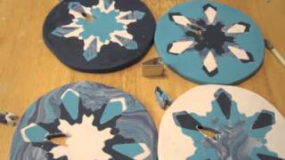 Polymer clay snowflake cane tutorialm4v [upl. by Raven892]