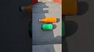 Orange vs Green glass bottles breaking  Crushing Crunchy amp soft things shorts asmr satisfying [upl. by Daryle468]