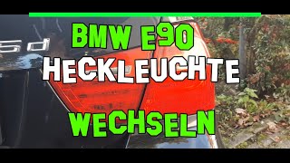 BMW E90 LED Blinker defekt tauschen Facelift 2008 Fehlersuche Rückleuchte Heckleuchte wechseln [upl. by Ydarb]