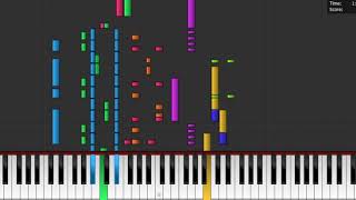 Ultraman Synthesia midiUltraman Piano [upl. by Oicnanev]