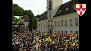 Papstbesuch in Heiligenkreuz [upl. by Bo651]