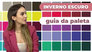 Coloração pessoal paleta INVERNO ESCURO como usar make acessórios cabelo etc [upl. by Vastah]