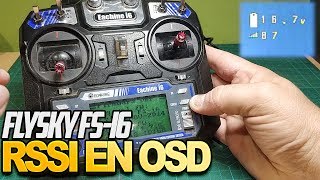 Actualizar Firmware Flysky FSI6 a 14 canales con RSSI en OSD FlyPlus 175 [upl. by Linskey514]