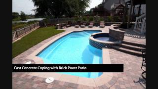 Fiberglass Pool Patio Options Common Deck Materials for Fiberglass Pools [upl. by Norac]