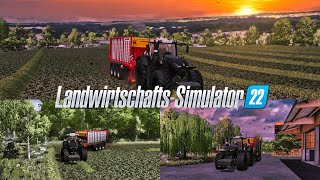 LS22FS22Timelapse  Lohnunternehmen  MM 12  Gras vom Lohner mit ladewagen einsammel  Thorben [upl. by Tidwell]