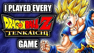 I Replayed EVERY Dragon Ball Z Budokai Tenkaichi Game Sparking [upl. by Tanney]