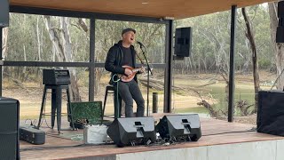 Jimmy Hocking Most people I know  live at the Winter Blues festival Echuca 2024 [upl. by Brebner]