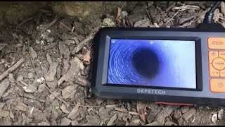 Depstech DS300 Endoscope inspecting dryer vent dryerventcleaning [upl. by Inaflahk]