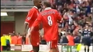 Middlesbrough v Sheffield Wednesday 199899 BECK GAZZA RICARD GOAL [upl. by Akiam199]