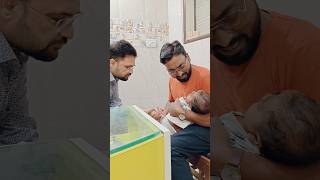 Injection lagane ja rahe h doctor baby ka ro ke bura haal ho gaya 😱🤣funnytrending comedyshorts [upl. by Kenyon447]