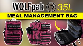 WOLFpak 35L Backpack Review The Essential Bag for Meal Management [upl. by Rainie]