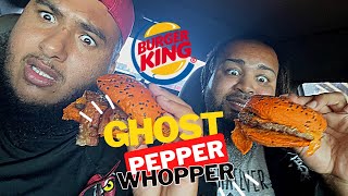 BK Ghost Pepper Whopper  THE FOOD REVIEW BANDITS [upl. by Colette]