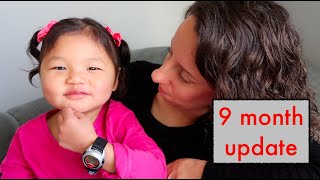 Lilys 9 month update  China Adoption [upl. by Felicity836]