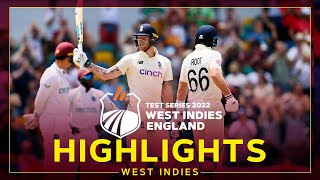 Highlights  West Indies v England  Stokes Century Powers England Total  2nd Apex Test Day 2 [upl. by Hoehne]