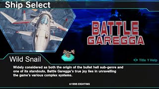 Dariusburst Chronicle Saviours DLC Mode  Battle Garegga All Stages 1cc No Miss [upl. by Ahsinoj]