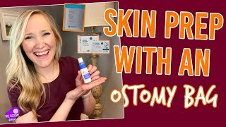 SKIN PREP WITH AN OSTOMY BAG [upl. by Anahsirk]