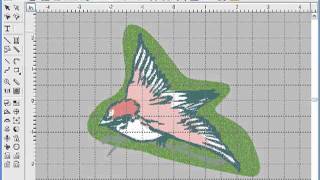 Using Auto digitizing in Forte Embroidery Software [upl. by Llegna607]