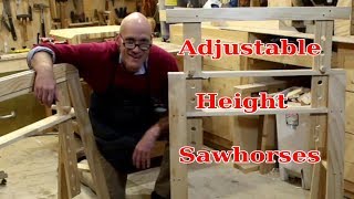 How to Make Adjustable Height SawHorses [upl. by Latonia]