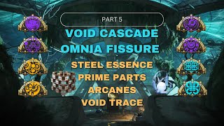 Ash Prime Omnia Fissure Void Cascade Level Cap 9999 Part 5 [upl. by Nelli]