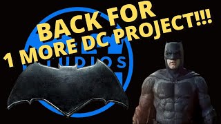 Ben Afflecks Batman is BACK for 1 more DC Project  Superman Legacy to go against a Marvel release [upl. by Anaerb90]