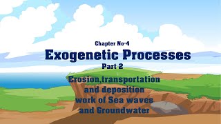 Chapter No4 Exogenetic Processes Part2 Sea waves and Groundwater Std 9 Maharashtra State Board [upl. by Symons808]