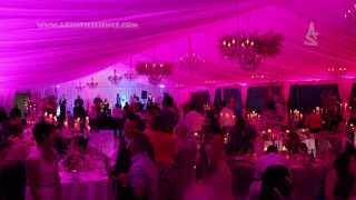 Naples Beach Wedding Color Changing Tent Lighting [upl. by Tesil]