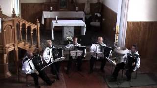 Moonlight Serenade  G Miller quotExcelsiorquot Baltic International Accordion Quintet [upl. by Henryk]