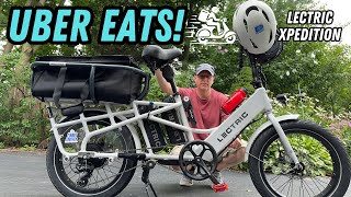 I Started Delivering Uber Eats on my Lectric Xpedition Ebike [upl. by Savina654]