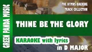 Thine be the Glory  Hymns Karaoke with Lyrics  The Hymn Backing Track Collection [upl. by Sirronal867]