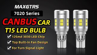 7020 Series CANBUS Car T15 W16W 912 921 LED Canbus Error Free No Hyperflash LED Indicator Bulb [upl. by Eikciv]