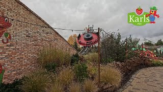 Fliegender Regenschirm Offride  Karls Erlebniswelt Elstal  Herbst 2024  🎡4KUHD [upl. by Ashraf552]