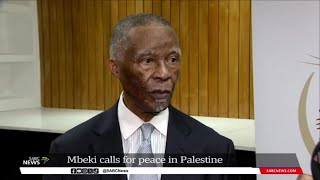 Mbeki calls for peace in Palestine [upl. by Agee]