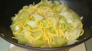 How To Cook Chayote  Ginisang Sayote Recipe  Tipid Budget Ulam Recipe [upl. by Ellan]