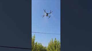 Drone İlaçlama Tel Engeli dji djiagras djiglobal agrast40 drone farming farmer farm ziraat [upl. by Colinson]