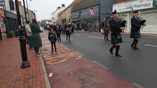 Abergele Remembrance Day Parade [upl. by Mauretta]