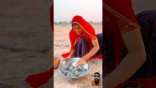 Rajasthani Culture Dal Bati Churmavillagelife food cooking rajasthani rajasthaniculture shorts [upl. by Selimah]