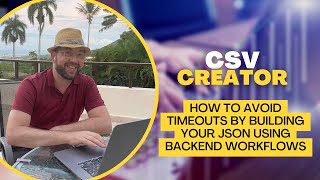 Bubble  CSV Creator  How to avoid timeouts by building your JSON using backend workflows [upl. by Brindell]