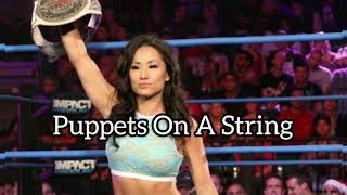 Gail Kim TNA Theme Song “Puppets On A String” Arena Effect [upl. by Noirred]