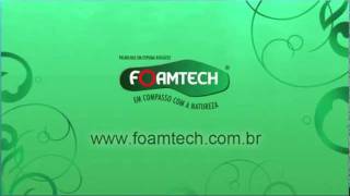 Foamtech  Palmilhas em espuma biolátex [upl. by Nirtiak243]