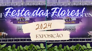 Festa das Flores  Completo  Full walking tour  Joinville 2024 [upl. by Duwalt872]