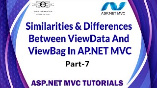 07  Similarities And Differences Between ViewData And ViewBag In ASPNET MVC  ASPNET HindiUrdu [upl. by Reta]