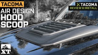 20162023 Tacoma Air Design AD Style Hood Scoop Review amp Install [upl. by Idnas]