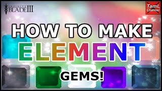 Infinity Blade 3 HOW TO MAKE ELEMENT GEMS [upl. by Sewole]