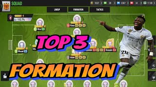 Top 3 Formation and Tactics in Top Eleven 2025 [upl. by Gautious]