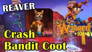 Wizard101  Crash The Bandit Coot Guide Reaver Amulet [upl. by Amii976]