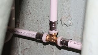 Pex Al Pex with Press Fitting [upl. by Cony342]