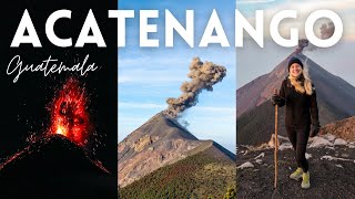 2Day Overnight Hike to Acatenango amp Fuego Volcano in Guatemala VLOG 63 [upl. by Laon]